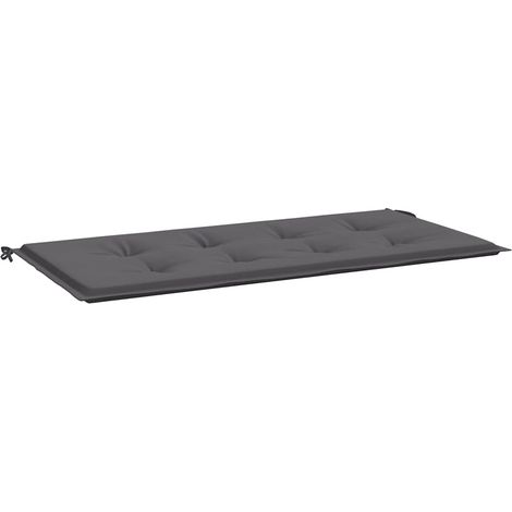 Coussin de banc de jardin,Coussin d'extérieur anthracite 100x50x4 cm tissu oxford CFW807337 (1/5)