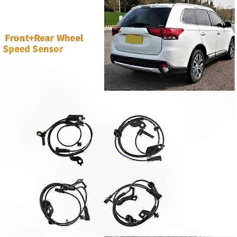 4er-Pack ABS-Raddrehzahlsensoren, kompatibel mit Mitsubishi Lancer Outlander 2008-2017, Ersatzteile für Vorder- und Hinterachse (1/4)