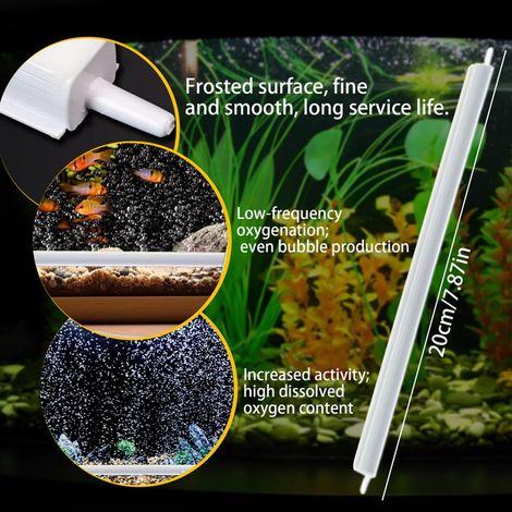 Barre à Bulles d'Oxygène de 20cm Diffuseur d'Air pour Aquarium et Bassin Multi-Usage (1/5)