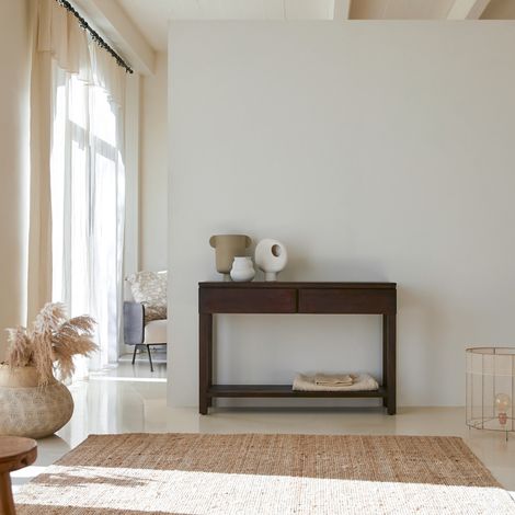 Tikamoon Eva Console en acajou H 80 cm × L 120 cm × P 35 cm (1/5)