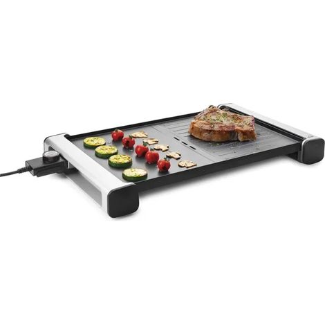 Parrilla eléctrica Lacor 69227 1800W doble superficie de cocción