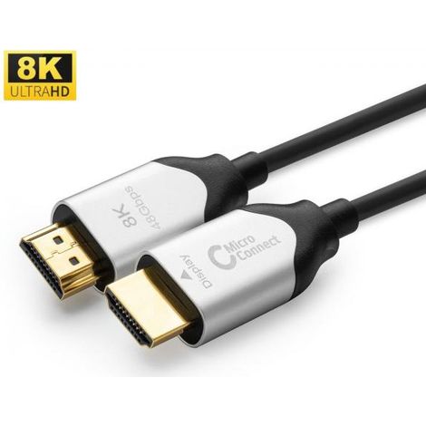 Cavo HDMI 2.1 in fibra ottica MicroConnect di alta qualità, 30 m.