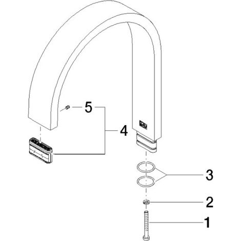 Dornbracht 90282215301-08 becs de robinet pièces de rechange