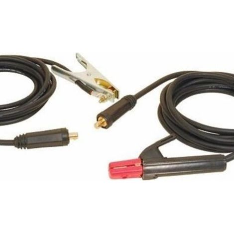 kit masa 300-250a y porta electrodo 3 m con conector macho 3550