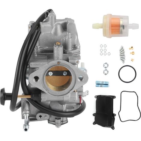 Aluminiumvergaser für Yamaha YFM400FW / YFM350 / PV36 - Silber, Komplettset