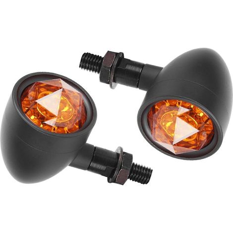 Paar Vintage Bullet LED-Blinkerlampen für Honda-Motorräder