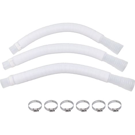 3 pièces tuyau polyéthylène plastique remplacement résistant à la pression étanche piscine pompe tuyau (1/5)