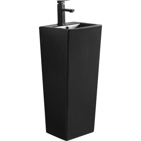 Mexen Sira lavabo independiente 34 x 33 cm, negro mate - 26023370 (1/2)