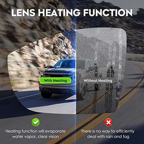 A pair of mirrors 963651AA0B and 963661AA0B is suitable for Infiniti mirrors with heated glass. (1/5)
