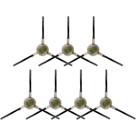 (7 pièces) M210 Brosses latérales pour Lefant M210B/S, M213, M213S, M210 Pro, M210P, OKP Life K2, K3, K3A, K4, K5, M3, Kit d'accessoires, Kit de brosses latérales de remplacement (1/4)