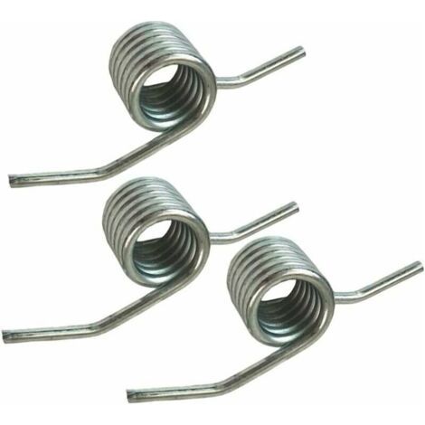Ressort de rappel de poignée de torsion pour cric hydraulique 3T – Acier à ressort – Lot de 3 pièces – Couleur argent