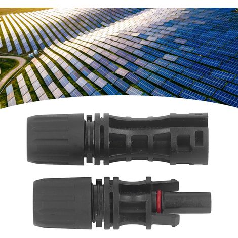 5 Sätze MC4 Photovoltaik-Steckverbinder (Stecker und Buchse) zum Anschluss von Photovoltaikmodulen (1500V 30A) (1/5)