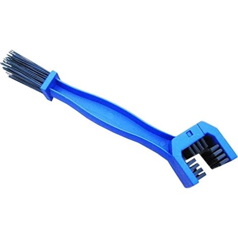 Cepillo de alambre para limpiar cadenas de bicicleta, cepillo de limpieza de cadenas, cepillo resistente para eliminar pintura, óxido y corrosión, herramienta para todo tipo de bicicletas y motociclet (1/5)