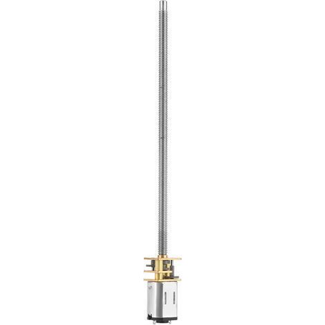 N20 6/12V Gleichstrom-Getriebemotor mit langer Abtriebswelle M4 100mm (600 U/min, 12 Volt) (1/5)