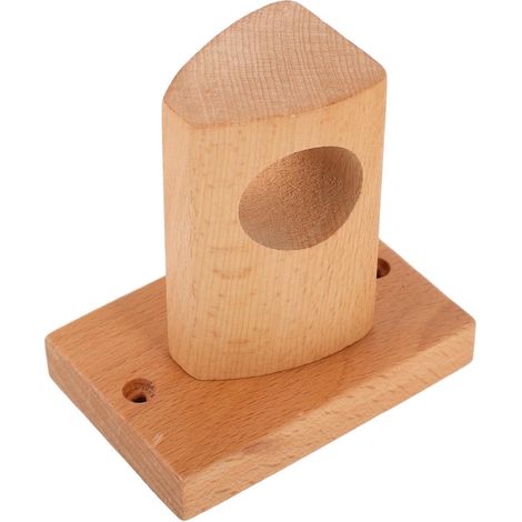 Supports de tringle à rideaux en bois pour tringle à rideau de douche murale, décoration pour chambre et salle de bain (1/5)