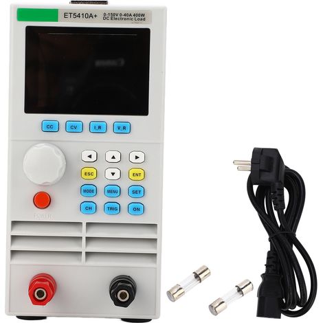 Chargeur testeur électronique programmable DC 400W 0-150V 0-40A, monoposte ET5410A+, prise UE 220V, pour vérification de batteries et alimentations. (1/5)