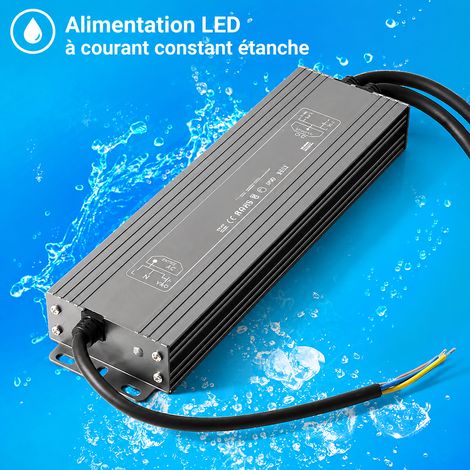 Transformateur LED Étanche IP67 Alimentation DC 12V 150 W pour Éclairage Piscine et Jardin, 1 kg – Livraison gratuite (1/5)