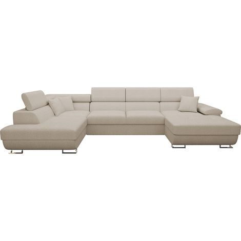 Canapé d'angle Comfivo Ruta V, Abriamo 03, Disponible, 345x202x71cm, 0