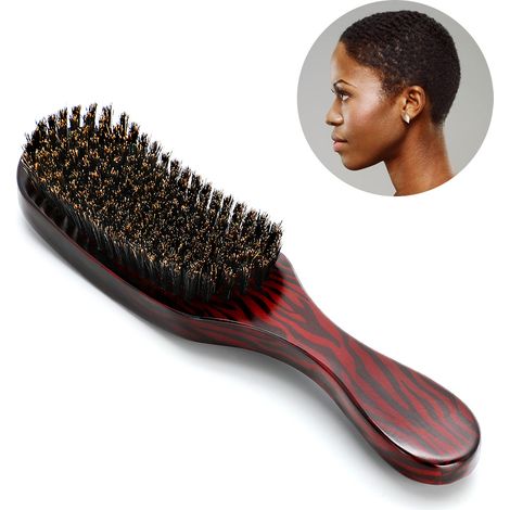 Poils de sanglier 100 % naturels, ondulés, couleur marron (1/5)