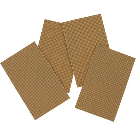 Semelles antidérapantes flexibles et découpables, paquet de 4, en (1/5)
