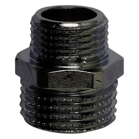 Cornat Reduziernippel messing verchromt 3/4 x 1/2 Außengewinde Nippel