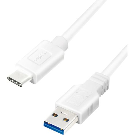 LogiLink CU0175 cable USB USB 3.2 Gen 1 (3.1 Gen 1) 1,5 m USB A USB C 5 Gbit/s Blanco (1/3)