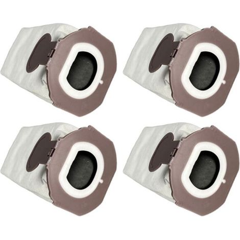 Lot de 4 sacs poubelle antibactériens à charbon actif pour aspirateur VK7 FP7-AquaForge (1/5)