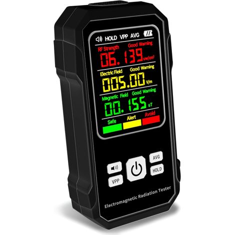 Rilevatore di radiazioni elettromagnetiche multifunzionale, tester di campi elettrici/magnetici, rilevamento di potenza RF