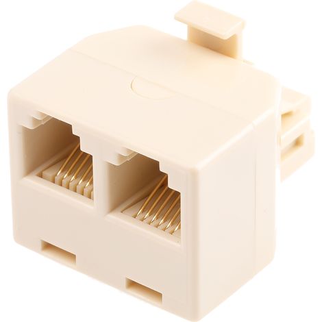 Adaptateur RJ11 RS PRO, 2 ports ( Prix pour 1 ) (1/2)