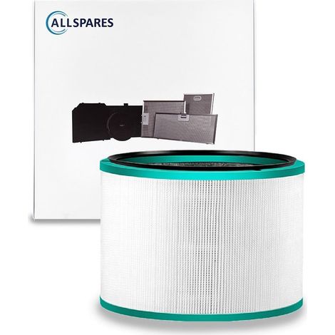 Filtro HEPA 360° AllSpares para purificadores de aire compatibles con Dyson HP02 / HP01 / DP01 (Ø214 mm)