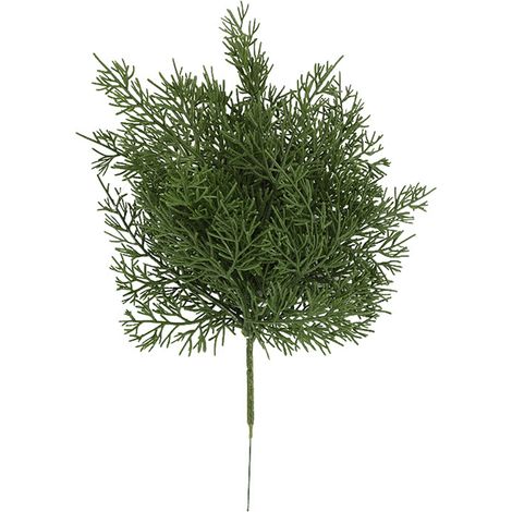 GARRYFIZH Cyprès artificiel décoratif de Noël, à suspendre au mur, 31 x 20 cm, 53 g, plastique