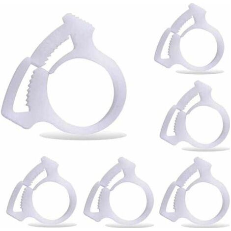 Abrazaderas para manguera de limpiafondos B15 de 6 piezas, aptas para limpiafondos Polaris 180, 280, 360, 380 y 480. (1/5)