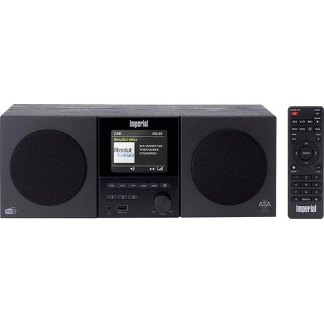 Imperial DABMAN 220 schwarz Radio de table DAB+, FM DAB+ noir