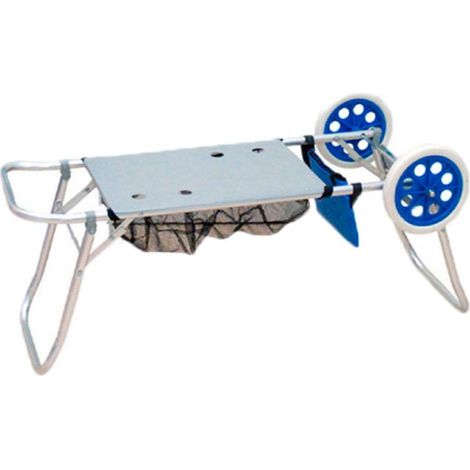 Jardín - Carro Playa Plegable 105 x 52 cm - Azul