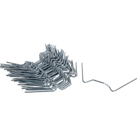 Clips de vitrage pour serre de jardin en acier x 50