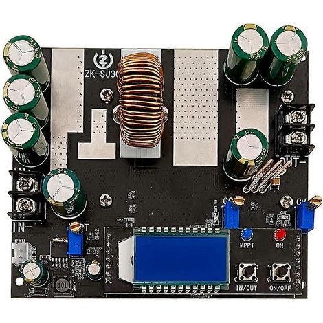 Module de puissance ZK-SJ30 700W redresseur synchrone 30A à conversion abaisseur avec MPPT solaire et écran d'affichage (1/5)