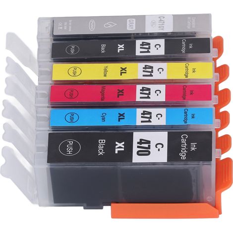 6-Farben-Tintenpatrone (Schwarz, Cyan, Magenta, Gelb, Grün) für Canon PIXMA MG5740, MG6840, MG7740, TS5040, TS6040, TS8040 Drucker – Ersatzzubehör (1/5)