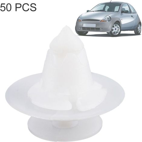 50 pezzi di fissaggio paraurti, clip per paraurti, fibbia per Ford KA RB 1038008 (1/4)
