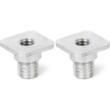 2 x 1/4 Zoll auf 3/8 Zoll Innengewinde-auf-Außengewinde-Adapter für Stative/Einbeinstative (1/4)