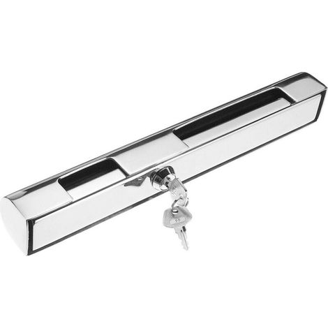 APEX Serrure de Moteur Hors-Bord Marine Avec 2 Clés, Dispositif Antivol en Acier Inoxydable pour Yacht/Bateau de Pêche/Hors-Bord (Argent) (1/5)