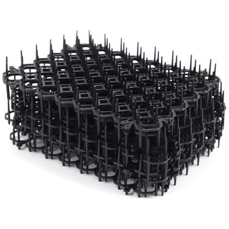 Cat netting with spikes (12 pieces), repellent mat for balcony flower pots, suitable for nets, garden fences and farms (1/5)