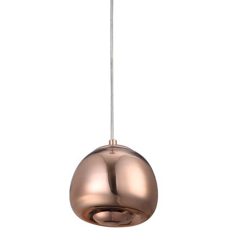 Lámpara Colgante De Diseño "Julia" - Dorado rosado (1/5)