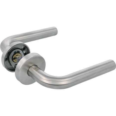 AMIG Poignées sur rosace 4RX Ø52 mm Acier inoxydable 18/8 (AISI 316) Mat (1/5)
