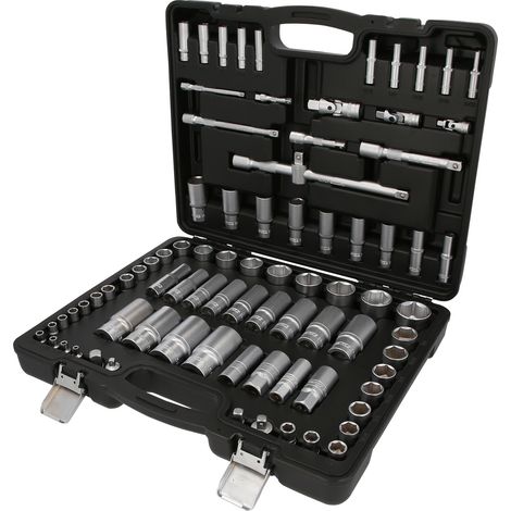 KS Tools 1/4+3/8+1/2 Steckschlüssel-Satz, 82-tlg, Zollmaße (1/5)