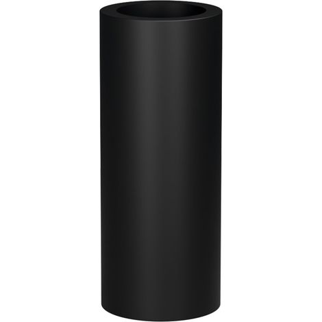 Colonne murale en céramique OKE pour lavabo 554031, noir mat
