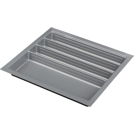 Scoop II Besteckkasten 540x490mm Silber SANS MARQUE