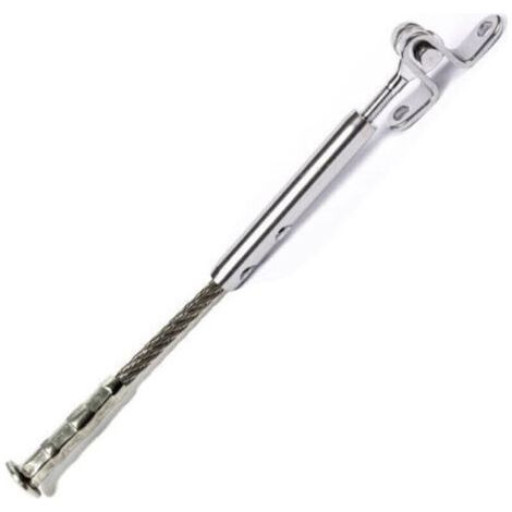 FENOPLASTICAKit 5m câble inox 4mm serti + tendeur articulé inox