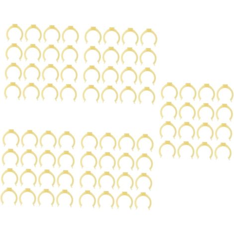 100 clips de fixation en plastique pour pieds meubles cuisine (1/5)