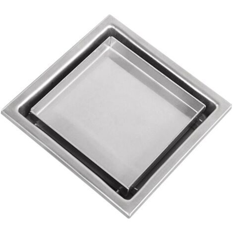 Un système de drains, l'acier inoxydable, 10 cm, anti-odeur, à la salle de bain, la cuisine, le garage, votre sous-sol (1/5)
