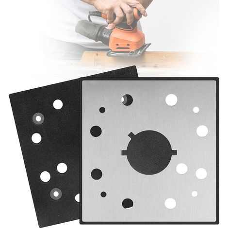 Plateau de ponçage carré pour 151284-00 151284-00SV DW411 D26441 DW412 (1/5)